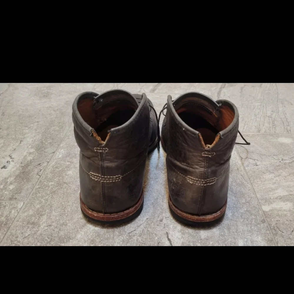 Vintage Timberland Boot Co 'Wodehouse' Lost History Chukka  Burnised Black 9 US